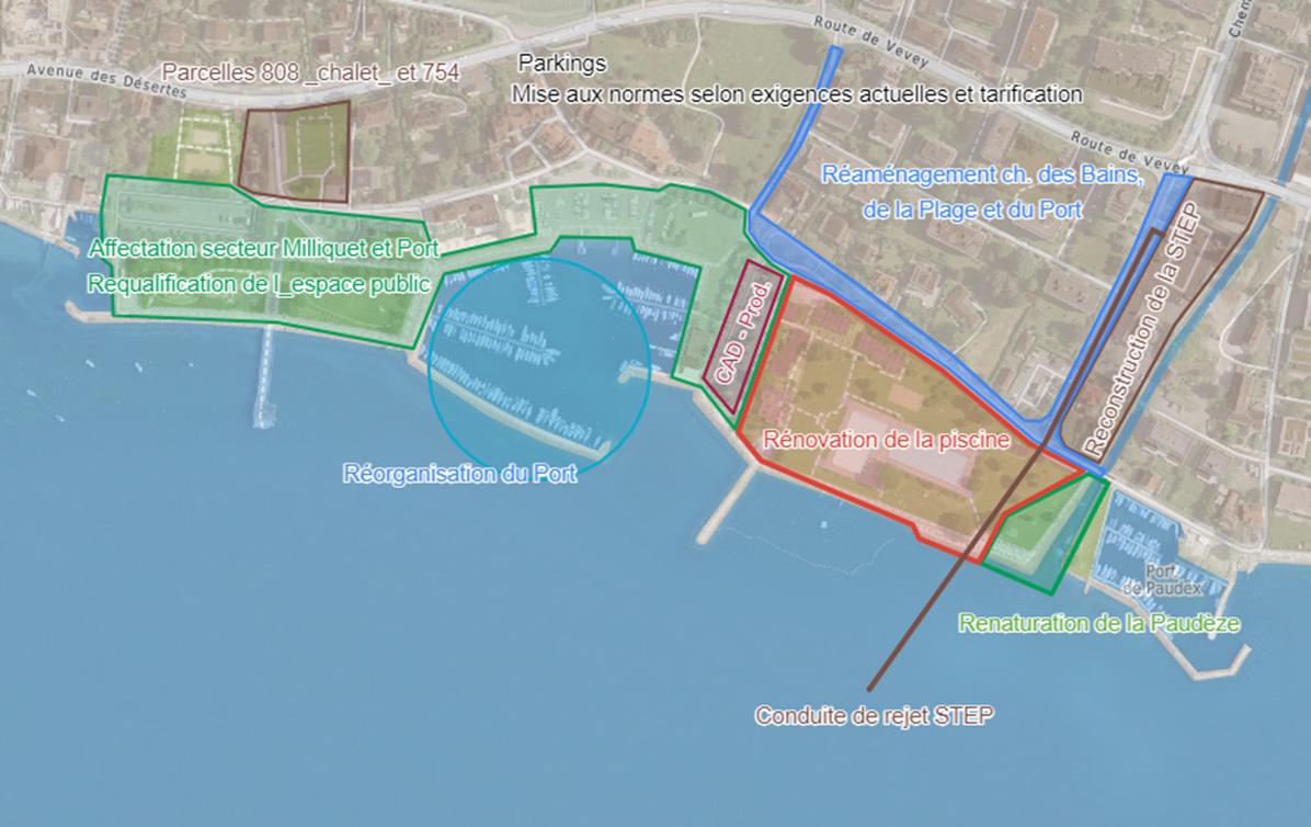 Secteur Bord Du Lac Plan